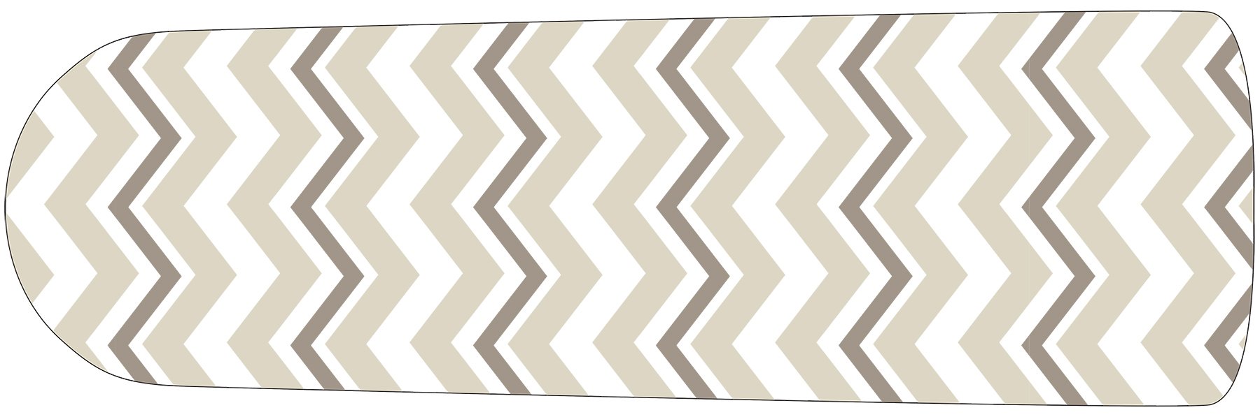 WallPops WD1497 Chevron Fan Decals - Neutral Color Peel and Stick Wall Stickers for Home, Nursery & Office Decor - Easy to Apply & Remove