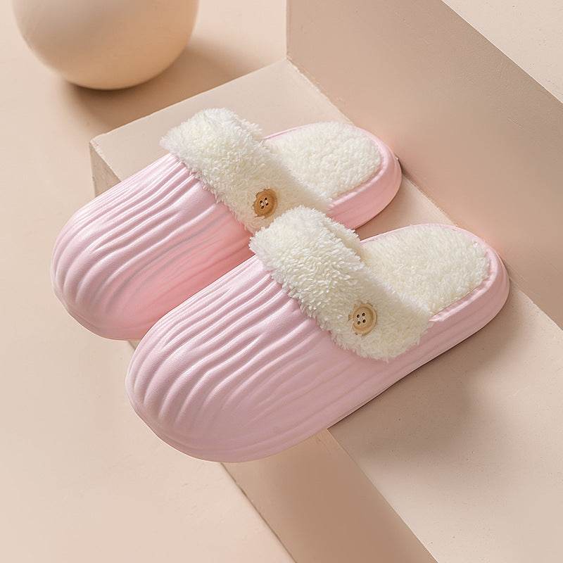 CozySwap: Warm & Comfortable Indoor Outdoor Slippers with Removable Fur Lining - Perfect for Home, Garden, and Travel Use