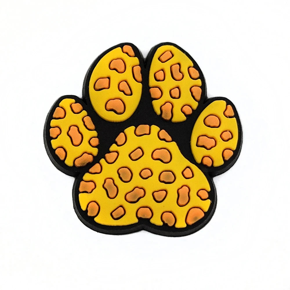 Cute Leopard Print Shoe Charms for Crocs - Fashion Accessories for Sandals & Shoes - Perfect Gift for Women & Girls - Great for Parties, Beach Outfits and Everyday Style