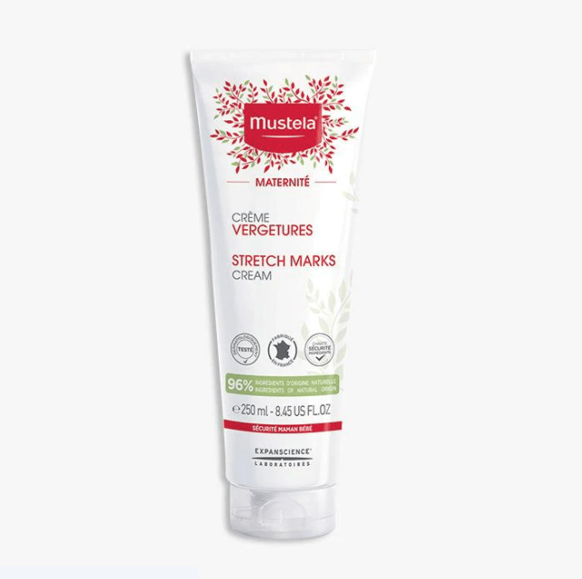 Mustela Maternity Stretch Mark Cream for Pregnancy - Fragrance Free, 5.0 oz - Hydrating Belly Butter for Expecting Moms, Safe for Sensitive Skin - Perfect for Prenatal and Postpartum Care
