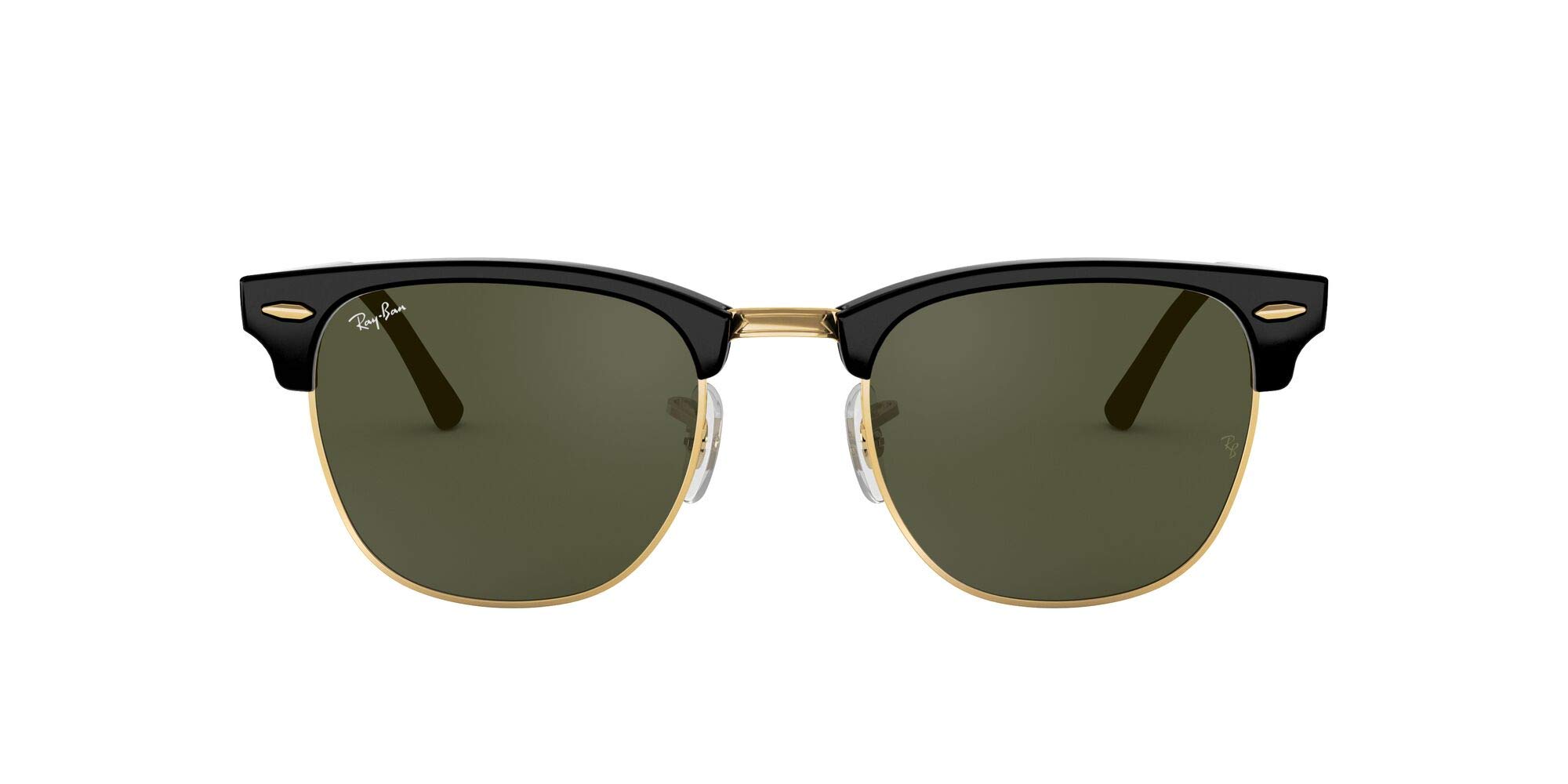 Ray-Ban RB3016 Clubmaster Square Sunglasses - Classic Retro Style, UV Protection, Polarized Lenses for Men & Women - Perfect for Driving, Travel, and Outdoor Activities