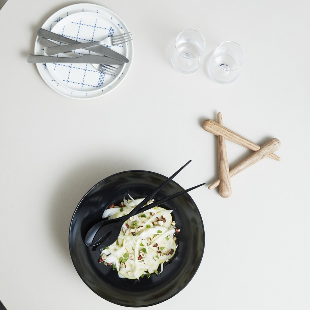 Premium Krenit Salad Bowls - Set of 4, Durable & Stylish Mixing Bowls for Kitchen, Perfect for Salads, Pasta, Snacks & Meal Prep - Ideal for Home, Restaurants & Catering