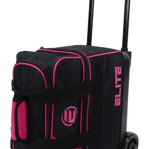 ELITE Basic Single Roller Pink Bowling Bag for Women & Men - Lightweight & Durable Bowling Accessories for League Play, Practice & Travel