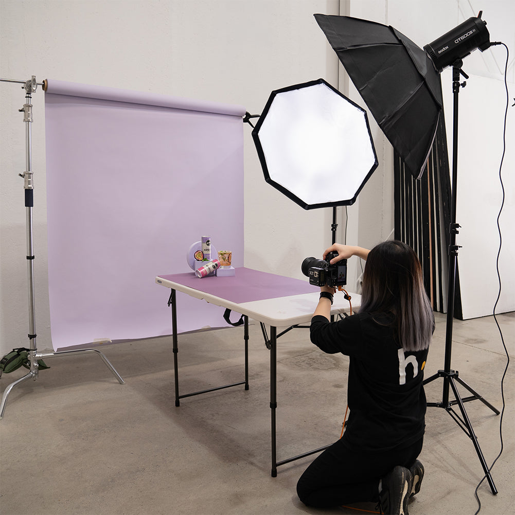 Periwinkle Purple Geometric Foam Styling Props for Photography - 4 Pack | Perfect for Newborn, Baby, and Maternity Photo Shoots