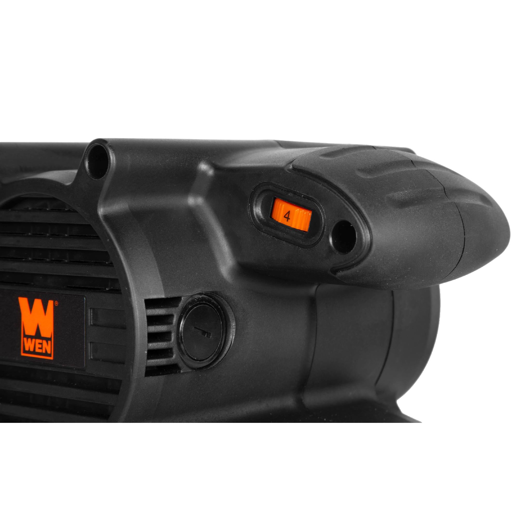 WEN HB424V 10 Amp 4x24 Inch Variable Speed Belt Sander - Handheld & Benchtop Dual Use for Woodworking, Metal Sanding & DIY Projects