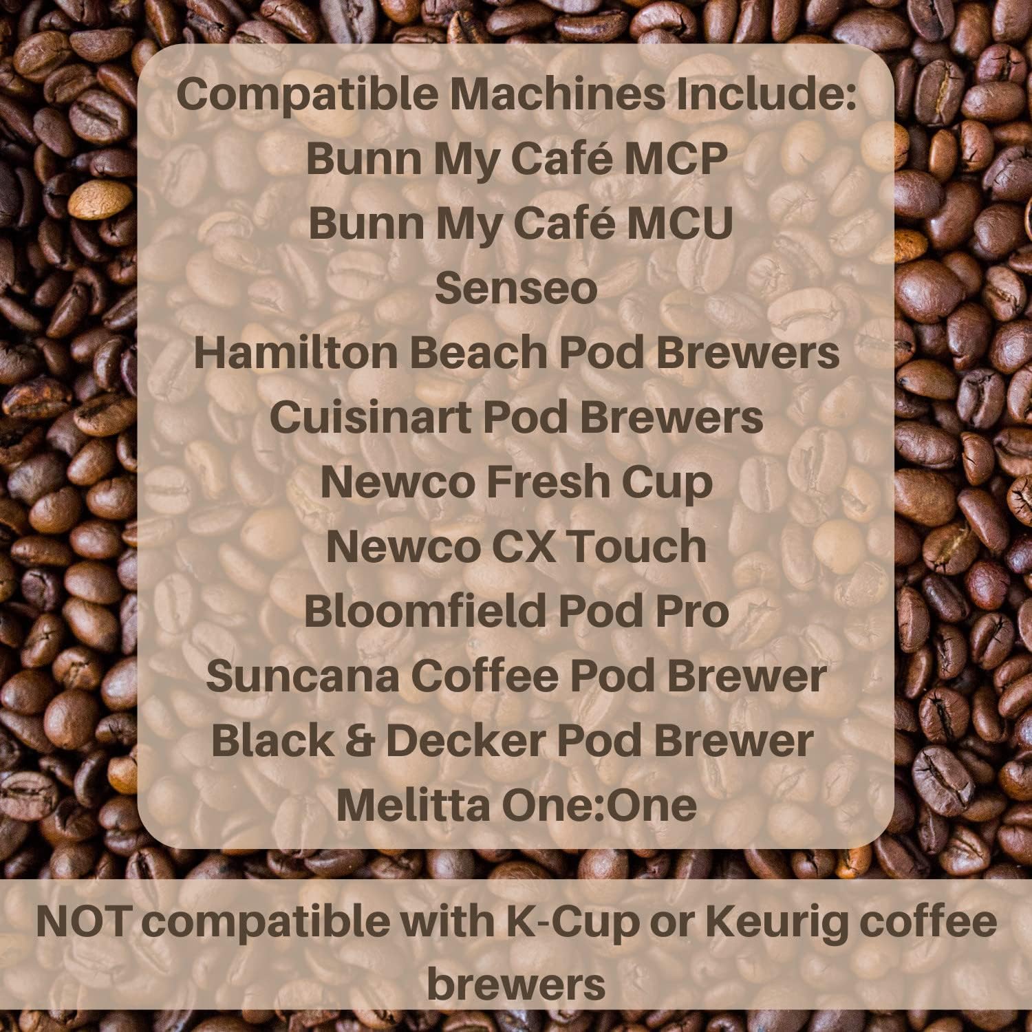 Baronet Coffee Pods - 54 Count Compostable Coffee Bags, 8g Medium Roast Organic Decaf French Vanilla, Compatible with Senseo & Single Serve Brewers - Perfect for Home, Office & Camping Use