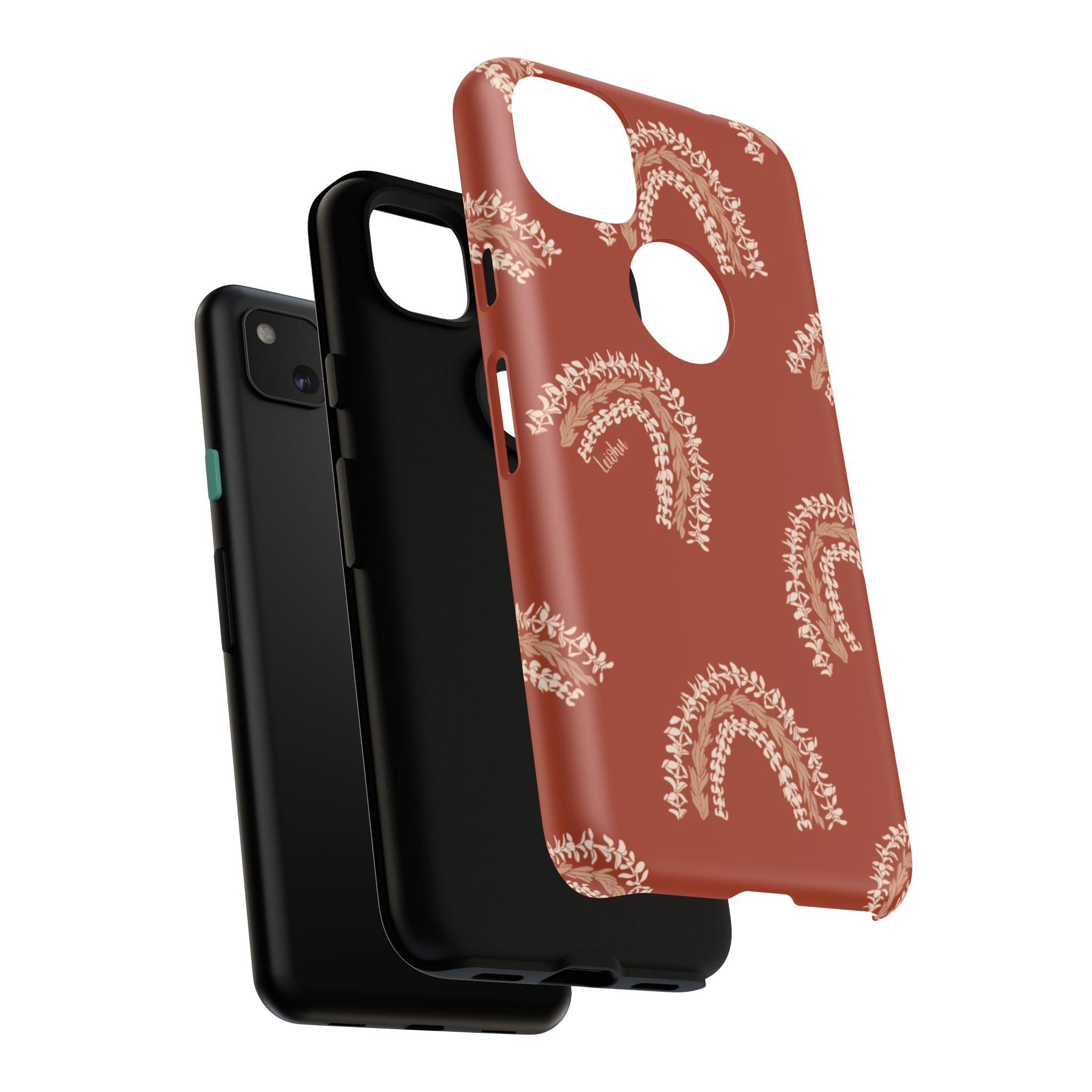 Authentic Hawaiian Ānuenue Lei - Colorful Flower Necklace for Google Pixel Phone Accessories - Perfect for Luau Parties, Graduations, and Hawaiian-Themed Events