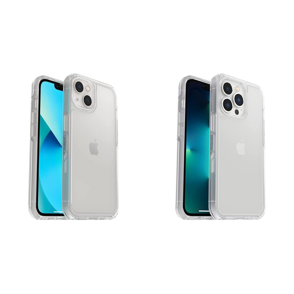 OtterBox Symmetry Clear Protective Case for iPhone 13 & iPhone 13 Pro - Slim & Durable Clear Phone Cover with Drop Protection | Perfect for Everyday Use, Office & Outdoor Activities