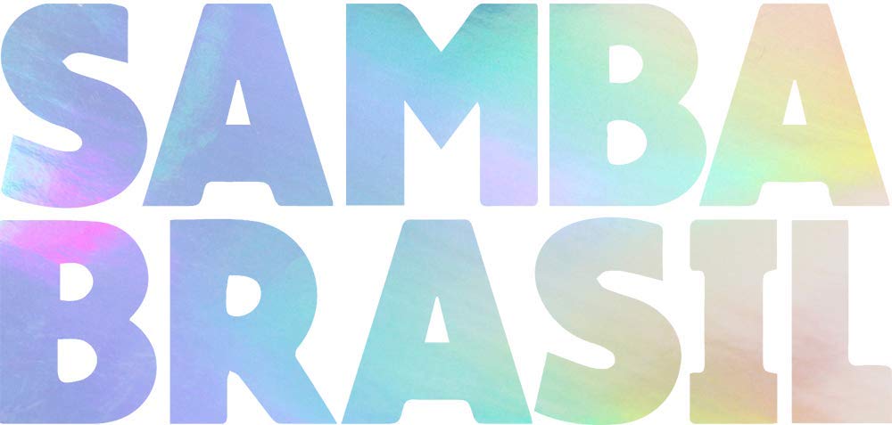 ANGDEST Samba Brasil Holographic Vinyl Decal Stickers (Set of 2) - Waterproof Premium Decals for Laptop, Phone, Helmet, Car Window, Mug & Wall Decor | Perfect for Personalizing Devices, Home Decor & Gift Giving