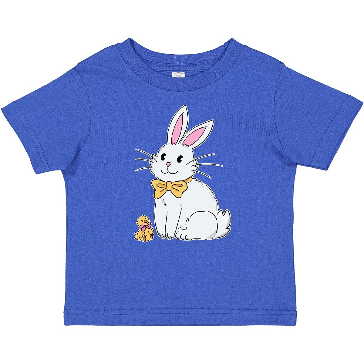 Inktastic Easter Cute Bunny and Chick Baby T-Shirt - Adorable Easter Outfit for Infants & Toddlers - Perfect for Easter Photos, Family Gatherings & Spring Celebrations