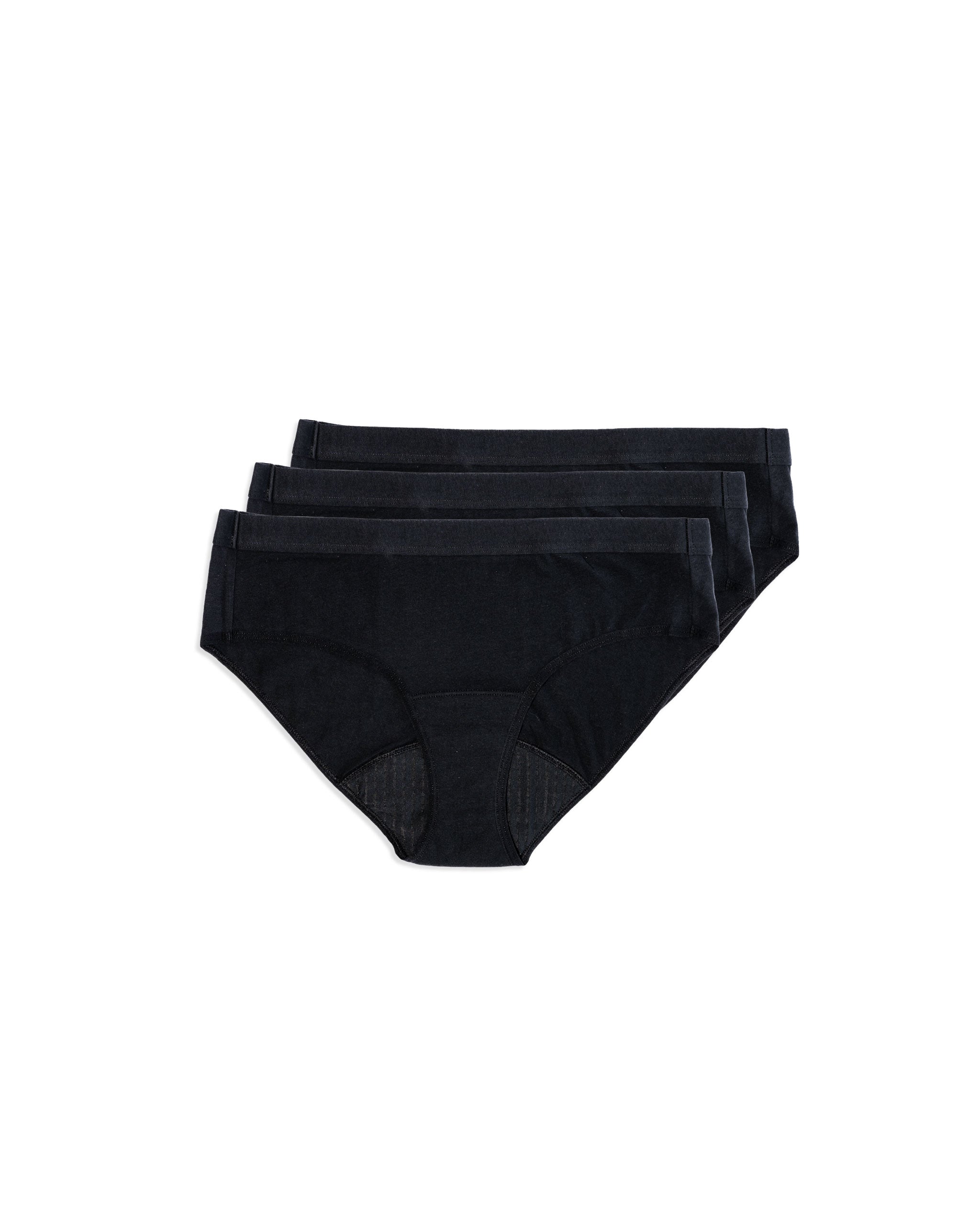 Leakproof Cotton Briefs 3 Pack - Soft & Breathable Underwear for Women, Comfortable Everyday Wear, Perfect for Workouts, Travel & Daily Use