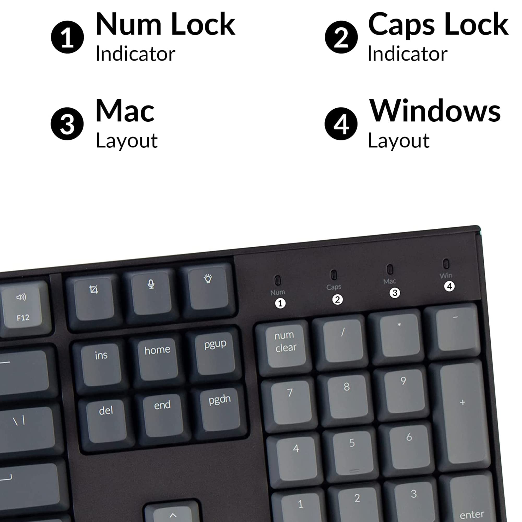Keychron K10 Wireless Mechanical Gaming Keyboard - 104 Key Full Size Hot-Swappable with Gateron G Pro Brown Switches, White LED Backlight, USB-C Wired & Bluetooth for Mac/Windows - Perfect for Office Work, Gaming & Programming