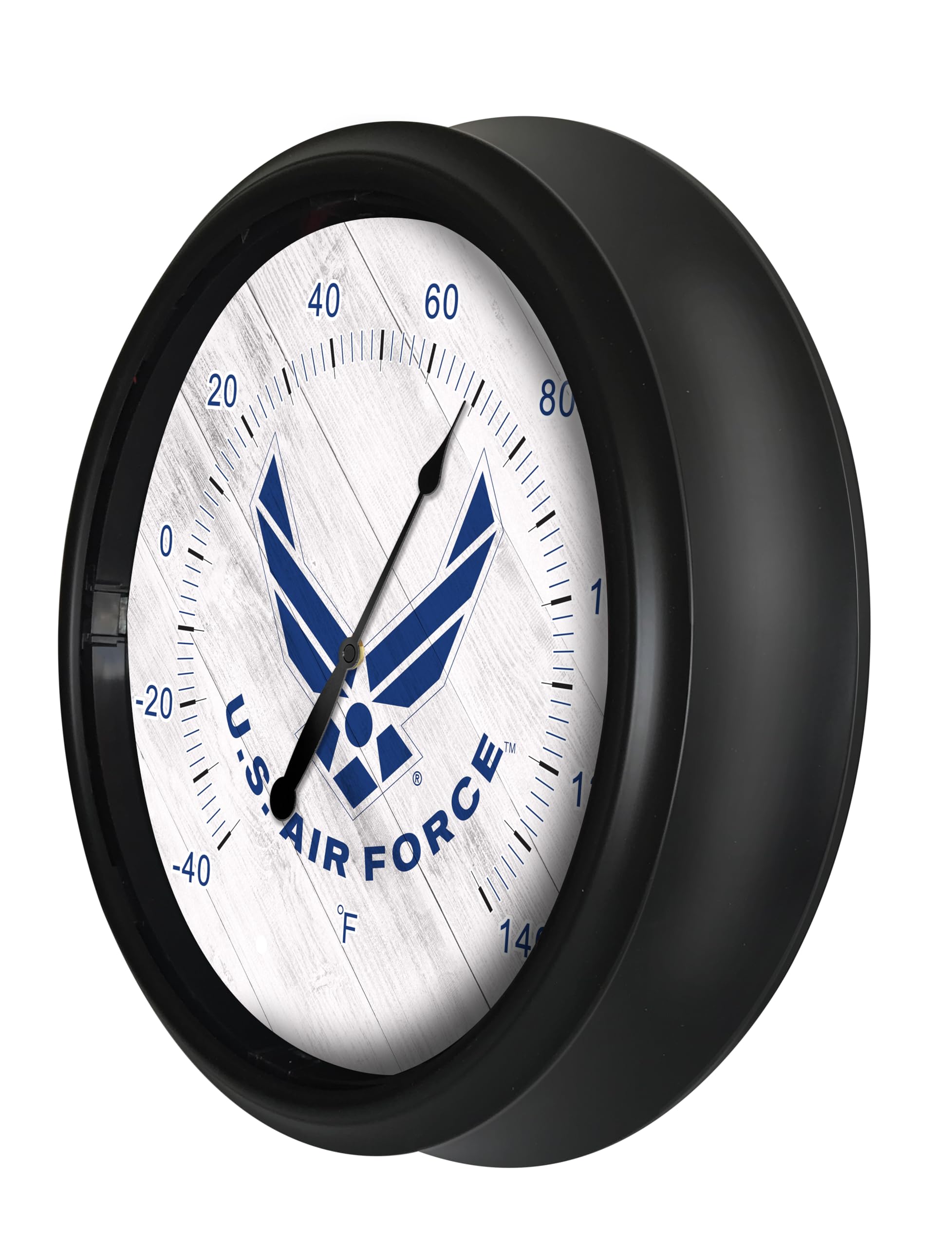 US Air Force LED Thermometer for Indoor & Outdoor Use - Perfect for Home, Office, Garage, and Camping