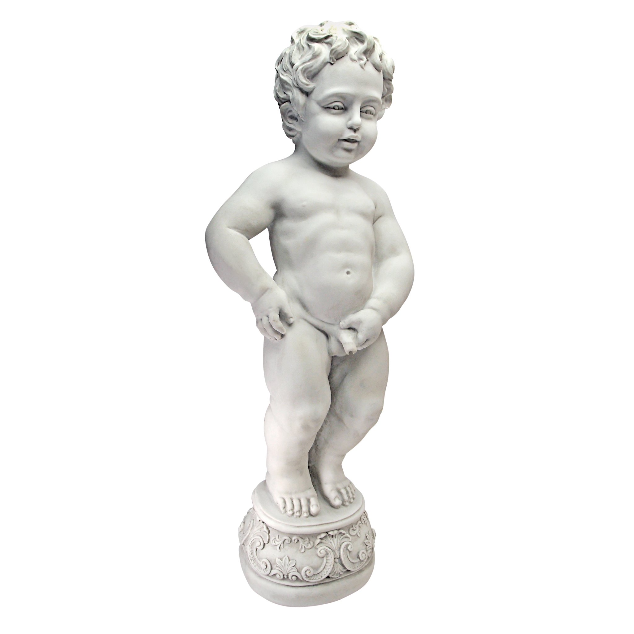 Manneken Pis Boy Piped Statue - Unique Belgian Souvenir & Decorative Figurine for Home, Garden, or Office Decor