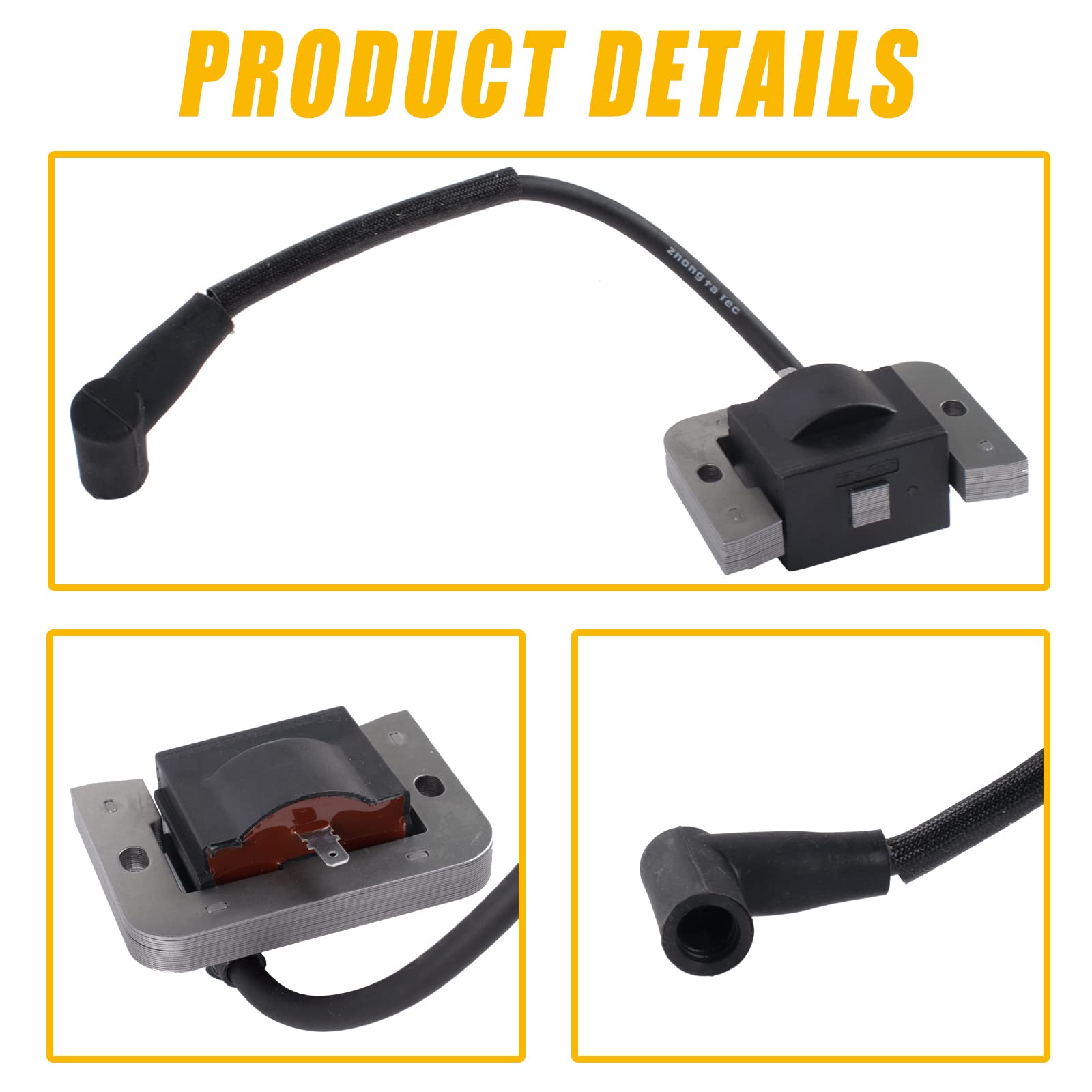 Boine 32-584-06-S 2Pcs Ignition Coil Module Compatible with Kohler KT250 KT610 ZT720 ZT730 SV590 SV5400 Lawn Mower Engines - Replaces OEM 3258406 - Perfect for Lawn Mower Tune-Ups & Engine Repairs
