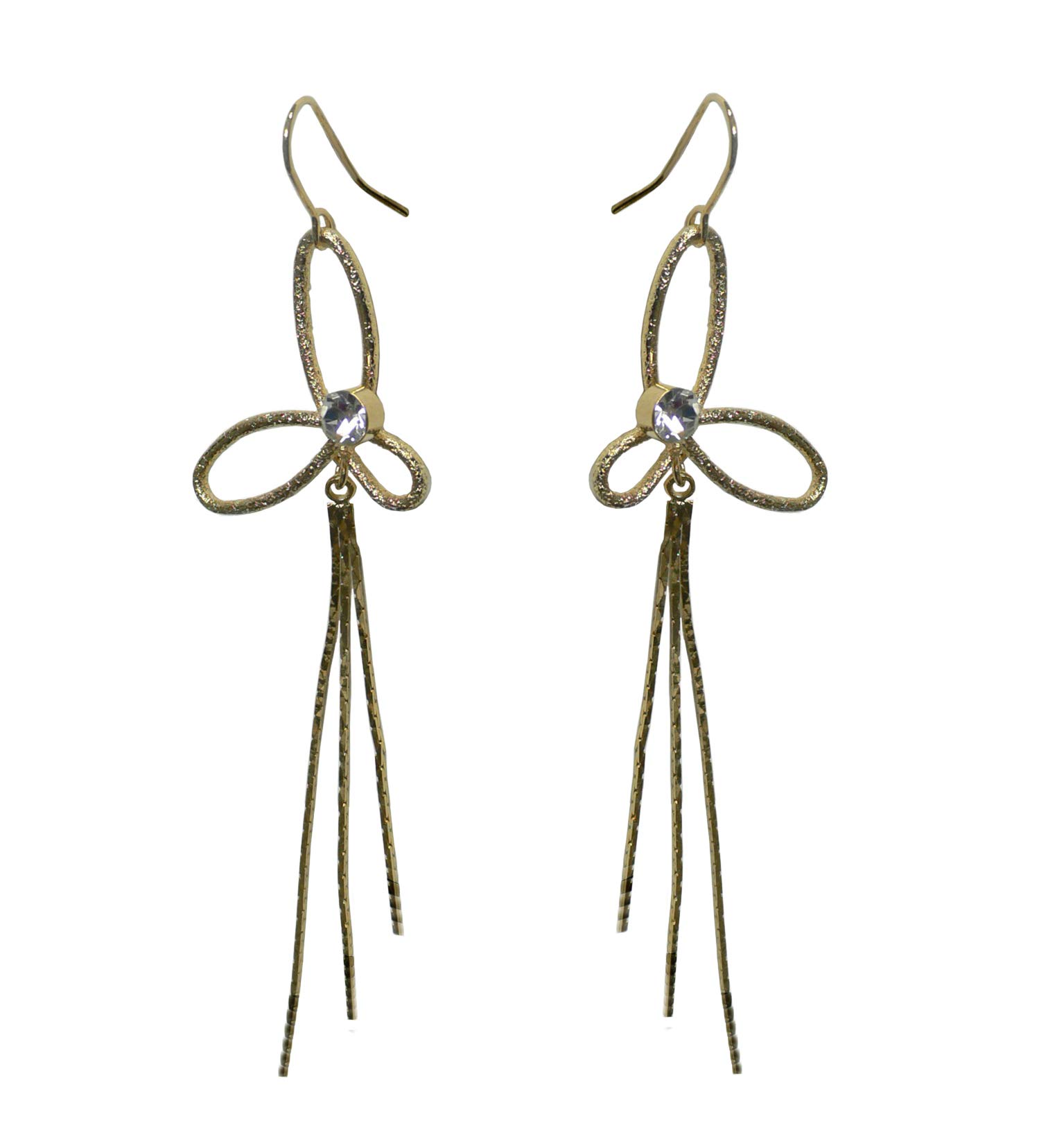 Bella Crystal Dangle Earrings for Women - Party & Wedding