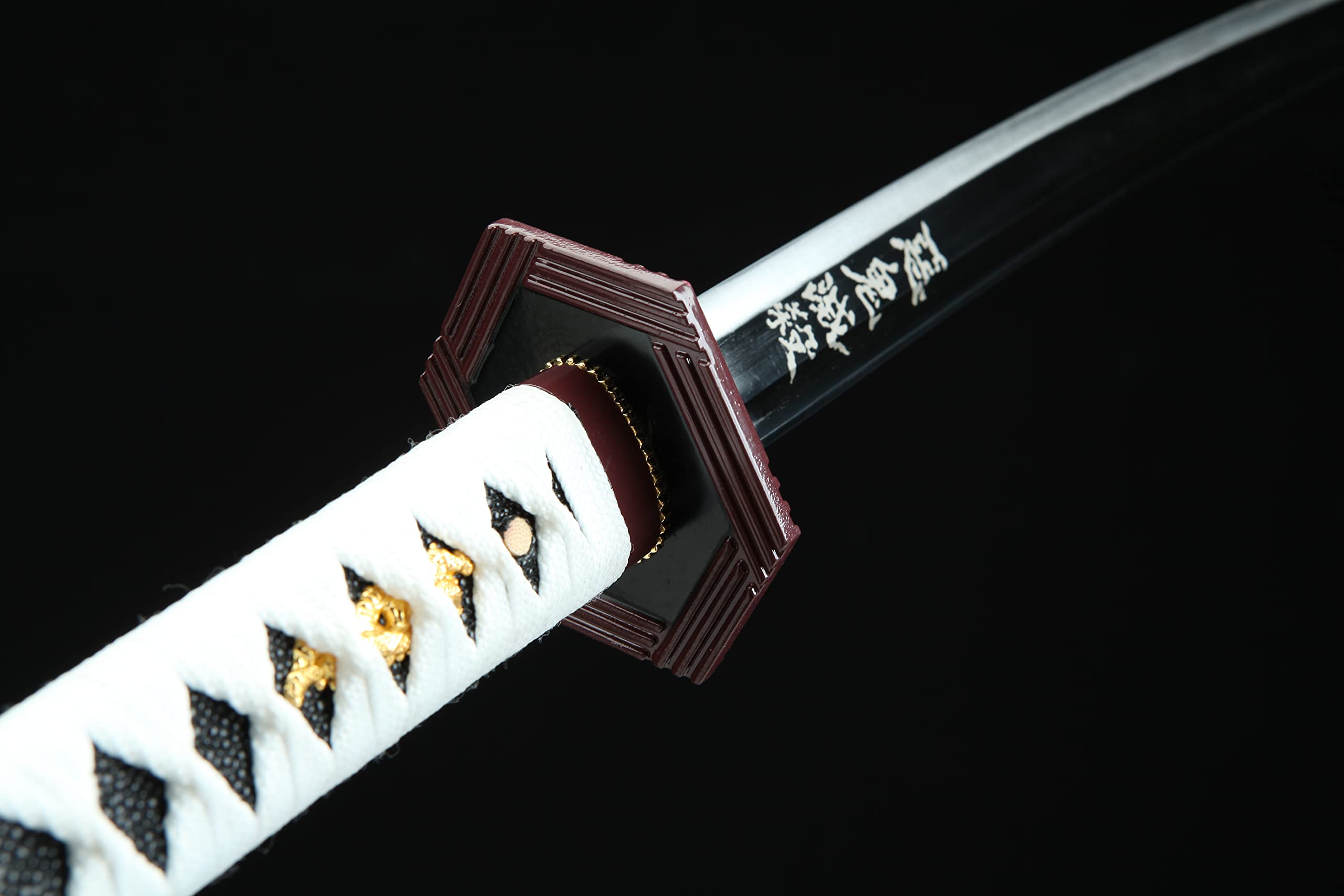 Demon Slayer Katana Sword - Kimetsu no Yaiba Tanjiro Kamado & Shinobu Kochou Cosplay Replica - High Carbon Steel Anime Collectible for Cosplay, Display, and Gift