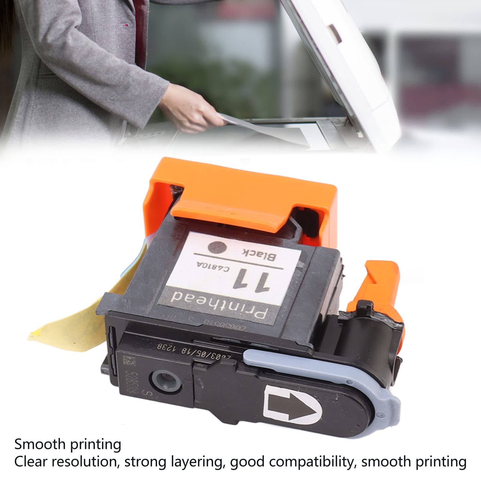 510 500 Printhead Replacement - Black Printer Printhead Compatible with HP Designjet 100 110 111 500 510 800 813 850 - Perfect for Large Format Printing & CAD Drawings