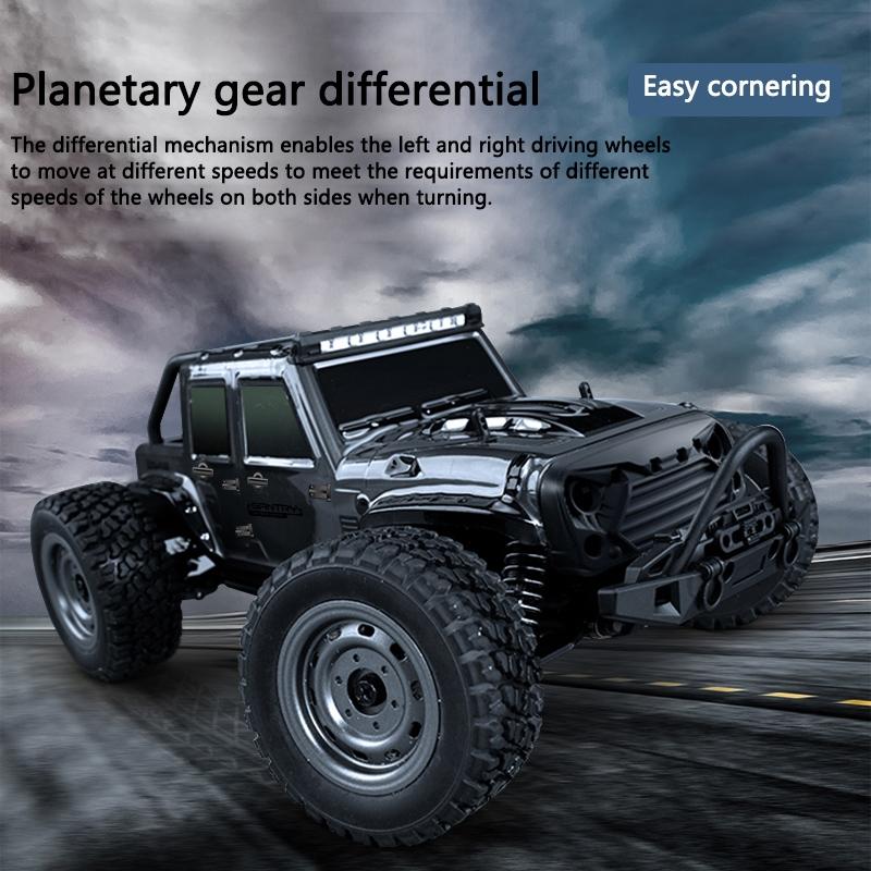1/16 Scale 2.4GHz Electric 4WD Off-Road RC Car Toy - White | High-Speed Remote Control Racing Vehicle for Kids & Adults | Perfect for Backyard, Park & Indoor Racing