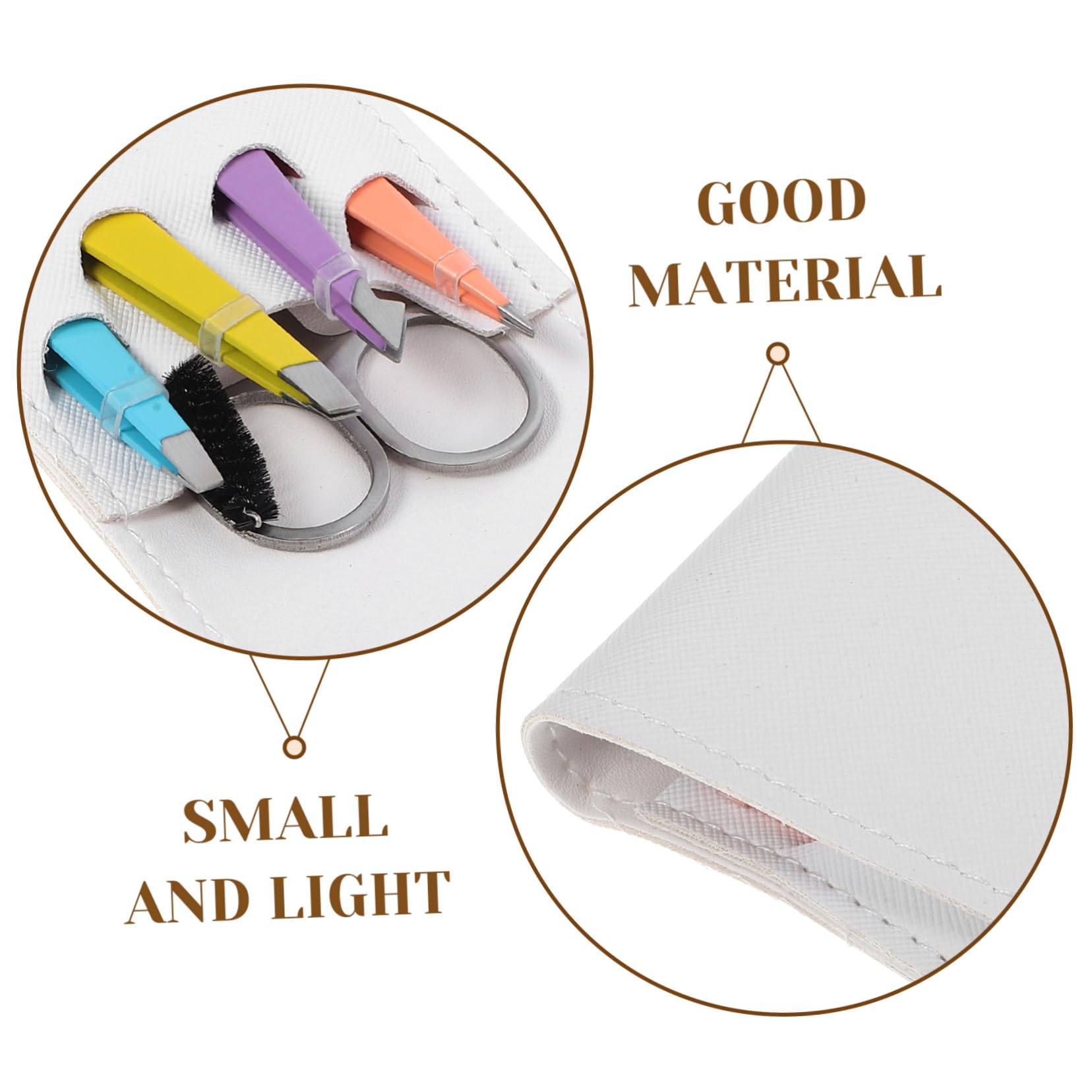 18 Pcs Eyebrow Clip Set - Professional Eyebrow Tweezers, Trimmer & Shaper Tools for Perfect Eyebrow Shaping - Portable Beauty Kit for Home, Travel & Salon Use