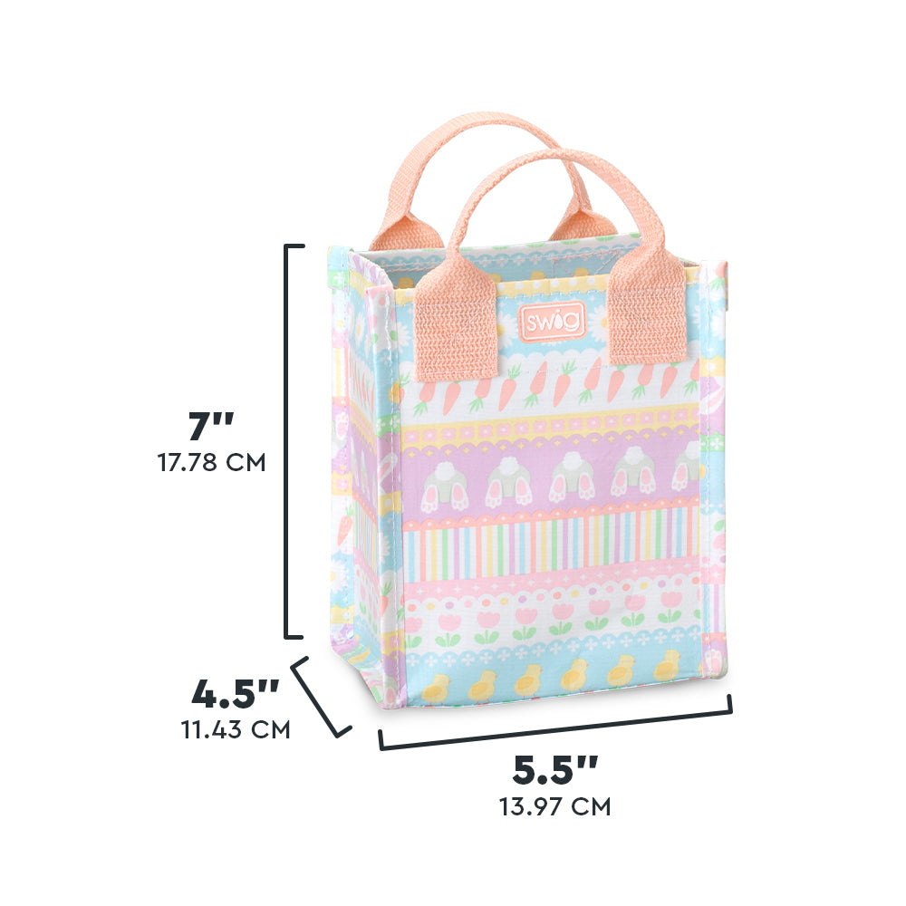 Eco-Friendly Bunny Trail Mini Reusable Shopping Bag - Perfect for Groceries, Travel & Daily Errands