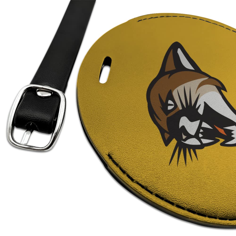 University of Vermont Genuine Leather Luggage Tag - Durable Carry-On ID Card Holder for Travel Bags - Perfect for College Students & Frequent Flyers