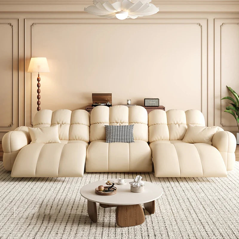 Cloud Lazy Puff Extendable Large Sofa - Ultra Comfortable Modern Luxury Sectional for Living Room, Bedroom & Home Theater Relaxation