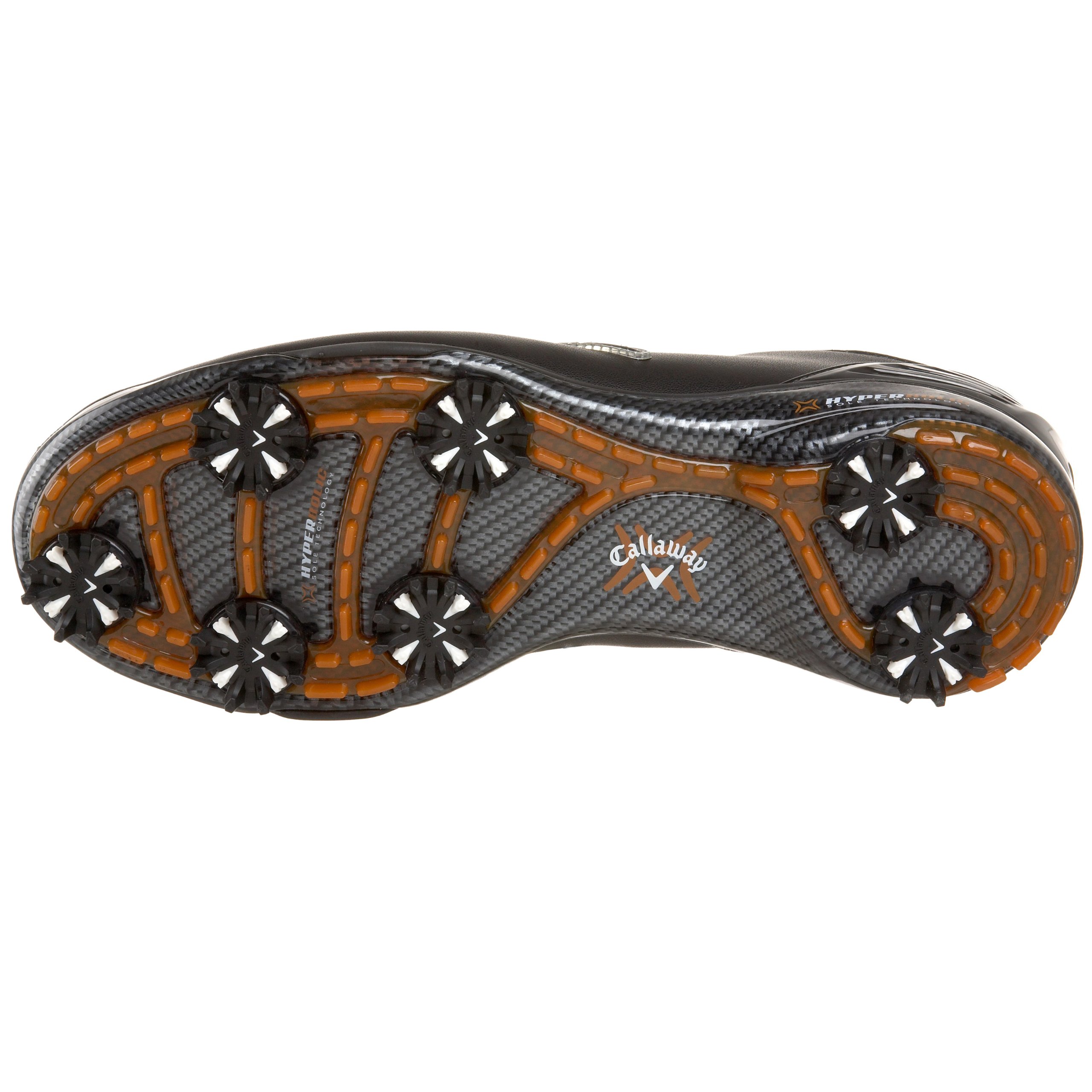 Callaway Men's Hyperbolic Golf Shoes - Lightweight & Waterproof Spiked Golf Shoes for Men - Perfect for Golf Tournaments & Casual Play
