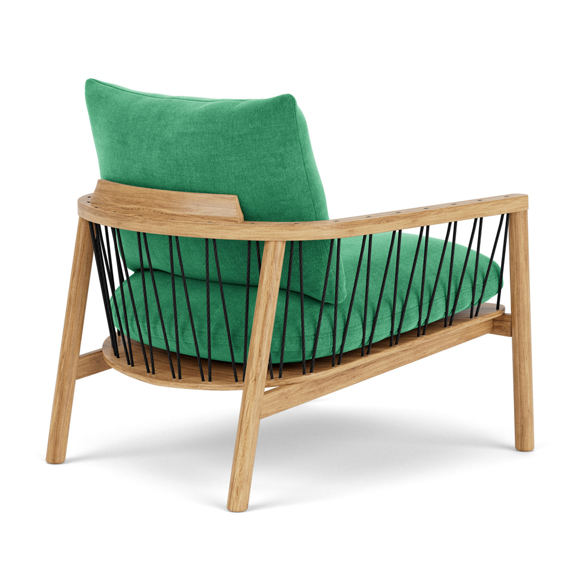 Enzo Fabric Armchair - Modern Upholstered Accent Chair for Living Room, Bedroom & Office - Comfortable Lounge Chair with Sturdy Wooden Legs - Perfect for Relaxing, Reading & Decorating