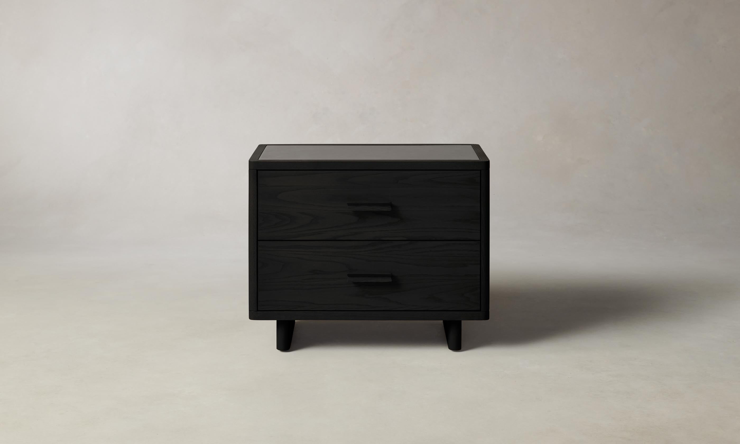 Clinton 2 Drawer Nightstand - Modern Bedside Table with Storage for Bedroom, Living Room & Office - Perfect for Small Spaces & Apartment Decor