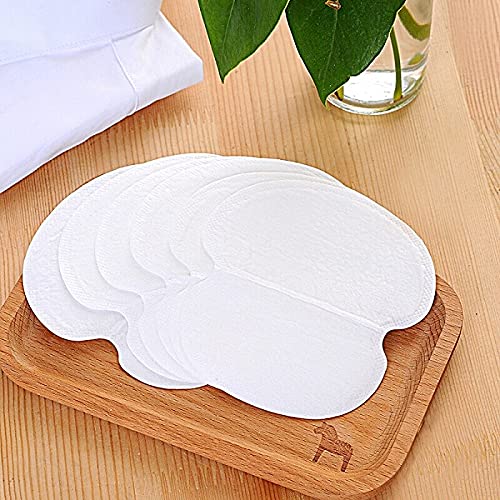 Disposable Self-Adhesive Underarm Sweat Pads for Men & Women - 10 Pack White Sweat Absorber Pads for Shirts - Stay Dry & Confident at Work, Gym & Daily Activities