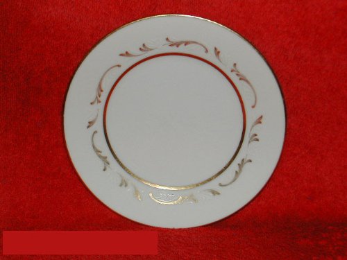 Noritake Jacqueline #6670 Bread & Butter Plates Set of 4 - Elegant Fine Bone China Dinnerware for Tea Party, Wedding, and Everyday Dining