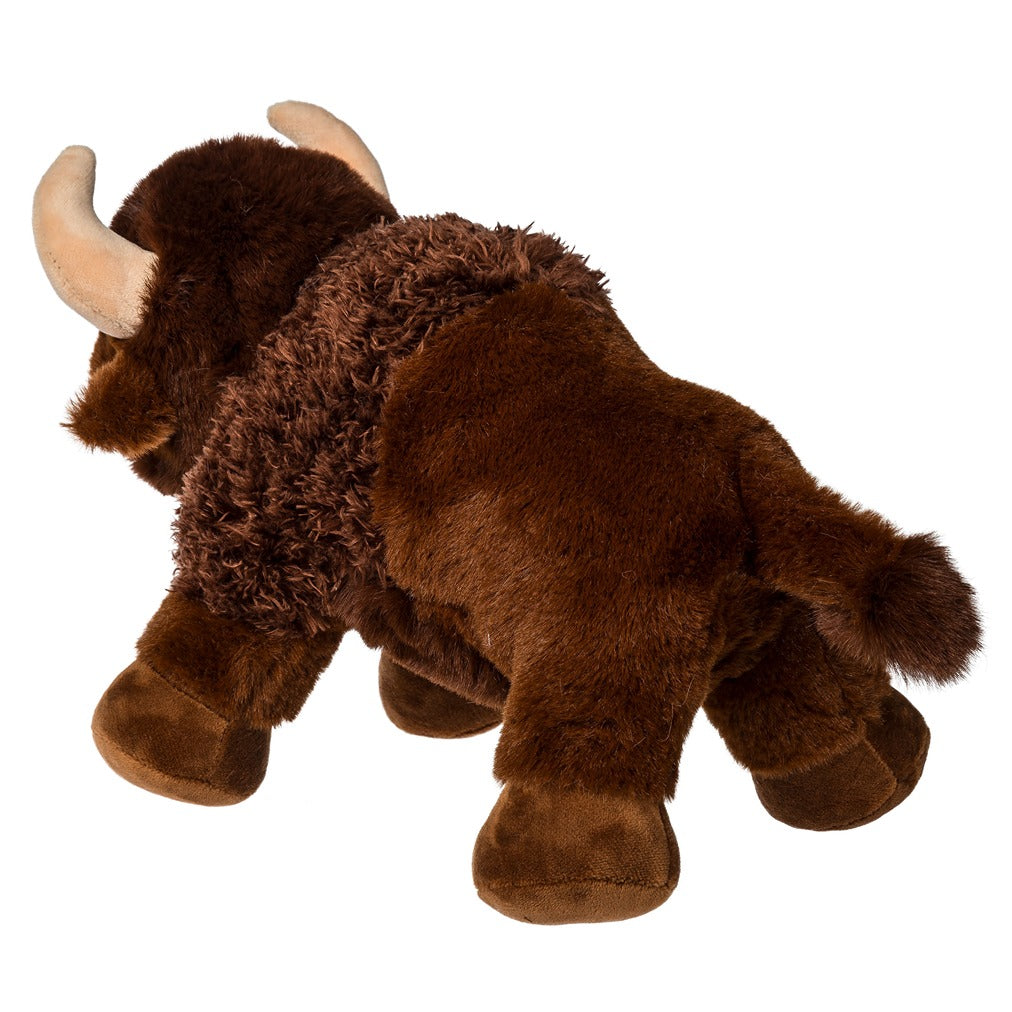 Mary Meyer Bruno Bison Plush Stuffed Animal - Soft & Cuddly Toy for Kids, Perfect for Bedtime, Playtime & Gifts | Adorable Bison Plushie for Nursery Decor & Animal Lovers