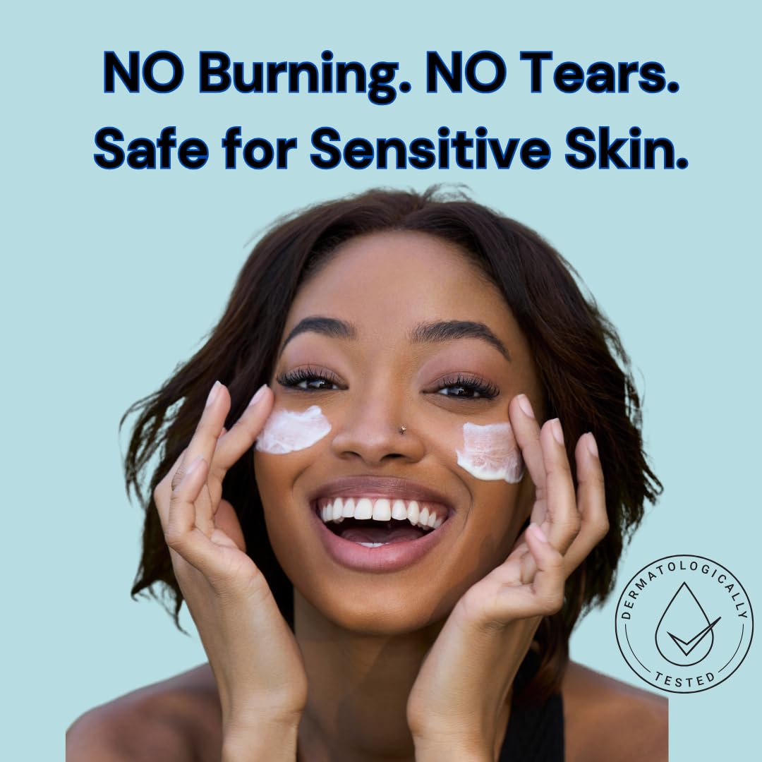 SPF 30 Invisible Zinc Oxide Mineral Sunscreen for Face - Daily Moisturizer for Sensitive & Acne-Prone Skin | Dermatologist Recommended | Perfect for Outdoor Activities & Daily Sun Protection