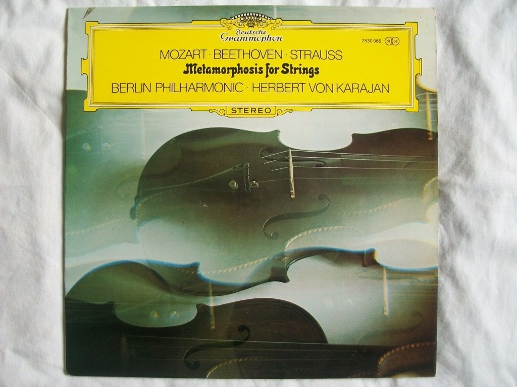 Mozart Beethoven Strauss Metamorphosis for Strings - BPO Karajan LP Record | Classical Music Vinyl | Perfect for Home Listening & Collector's Display