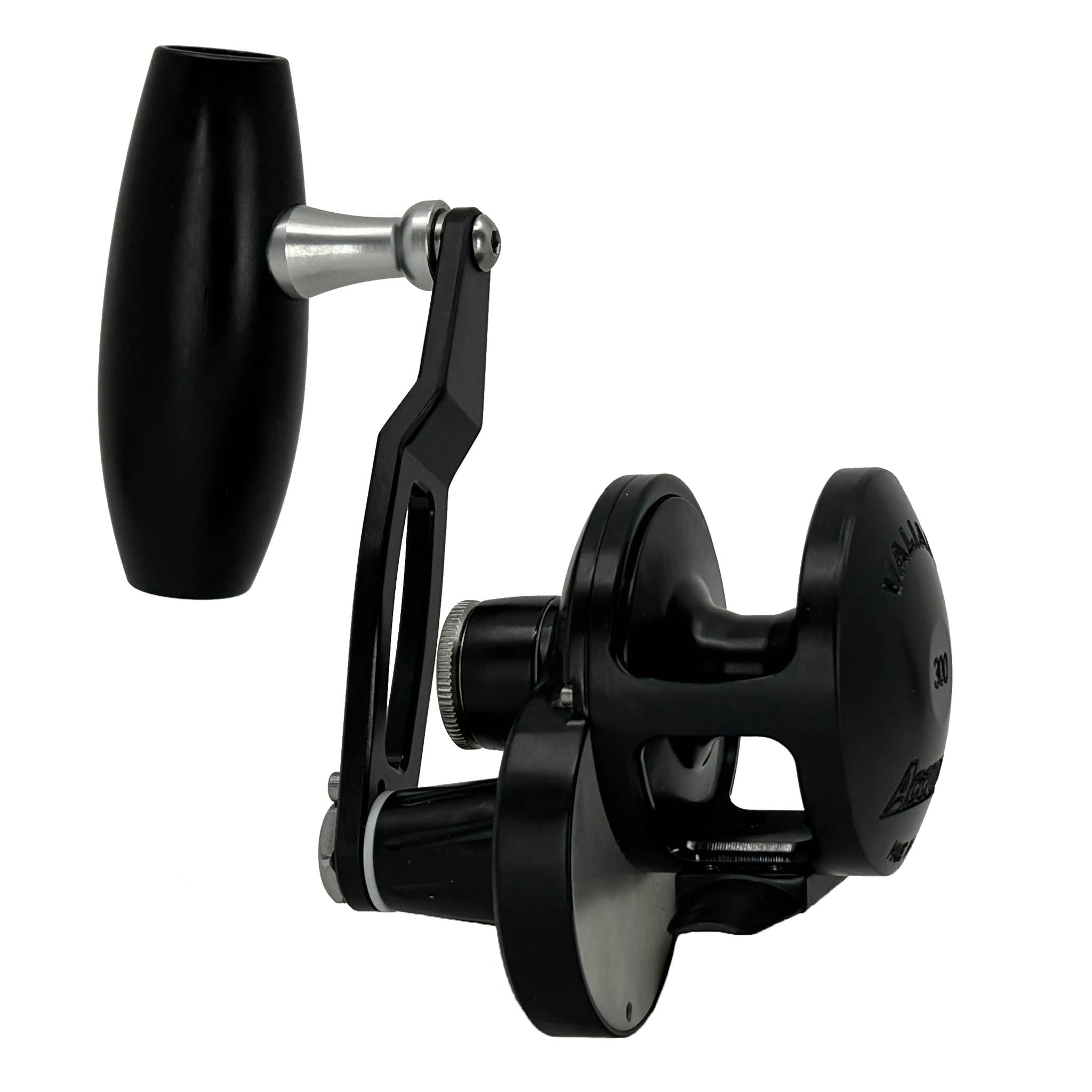 Accurate Valiant Matte Black Lever Drag Fishing Reel - Saltwater & Freshwater Fishing Gear for Offshore, Inshore, and Surf Casting