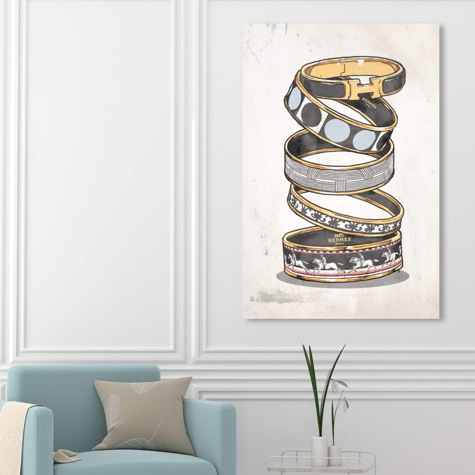 Arm Candy Noir Fashion Wall Art Canvas Prints - Elegant Home Decor for Living Room, Bedroom & Office