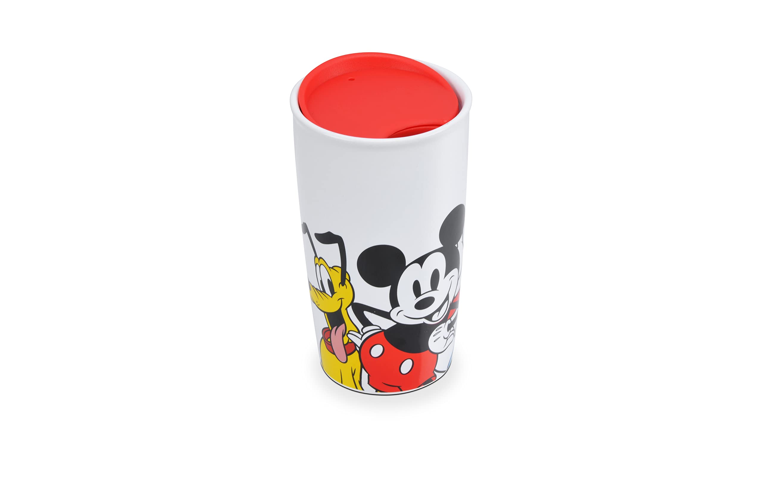Disney Mickey & Friends 16oz Glass Top Mug Warmer with Included Mug - Perfect for Coffee, Tea & Hot Drinks at Home or Office