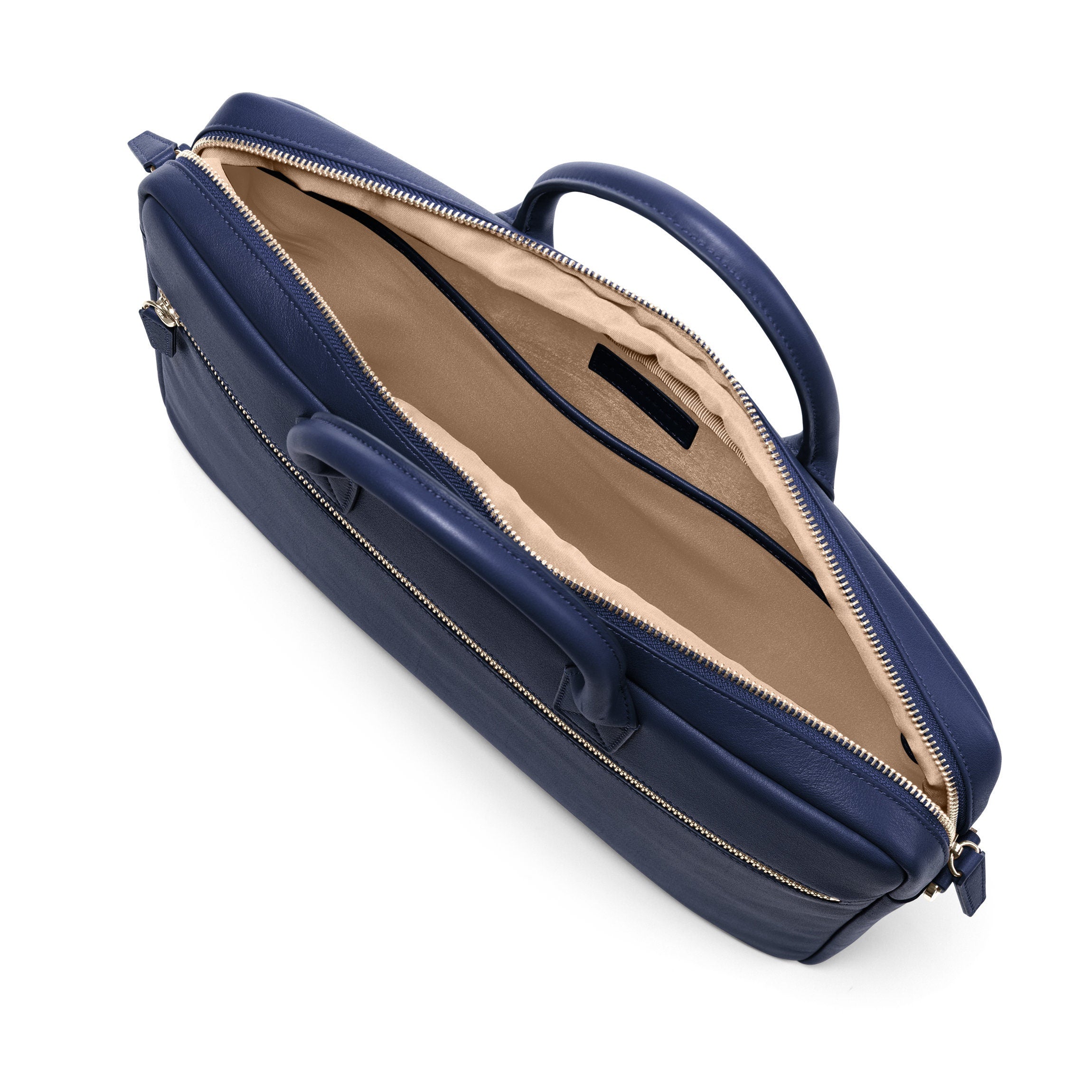 Knox Slim Laptop Bag for Men & Women - Lightweight Water-Resistant 15.6 Inch Computer Briefcase - Perfect for Business Travel, Office Commute & College (Navy Blue)