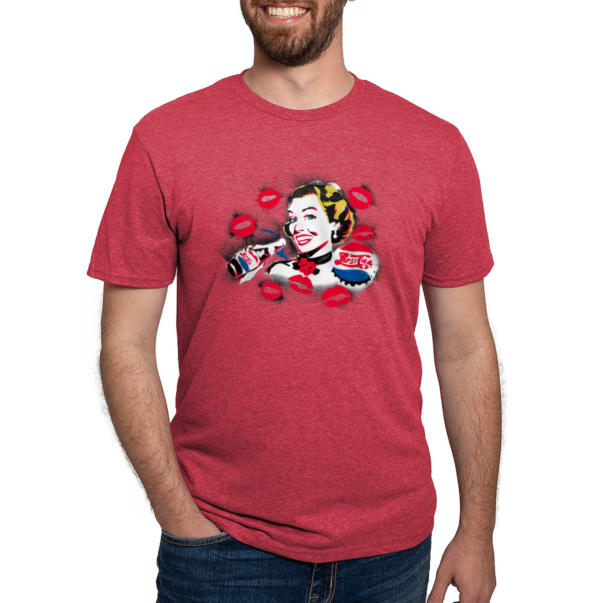 Pepsi Women's & Men's Tri-Blend T-Shirt - Soft Vintage Style Graphic Tee for Casual Wear, Street Fashion & Pop Culture Fans