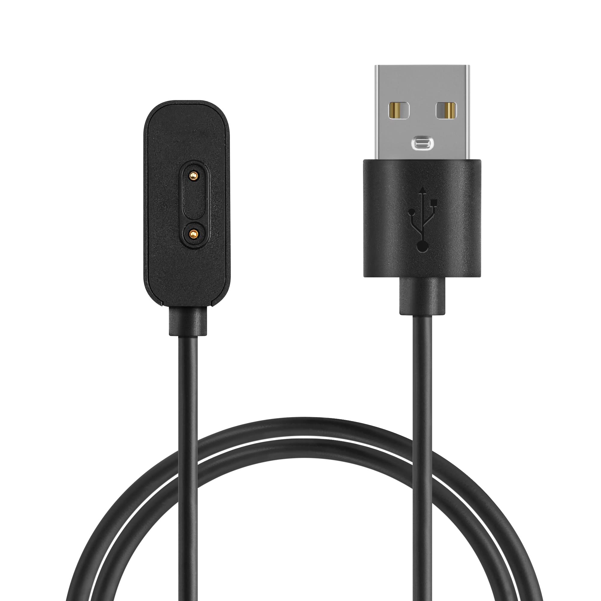 kwmobile USB Charger Cable for XPLORA X5, X5 Play & X4 Smartwatch - Fast Charging Cord - Black | Perfect for Home, Office & Travel Use
