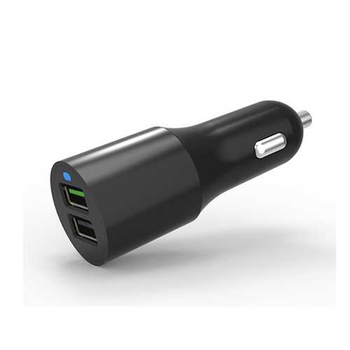 Bakeey Q10 QC 3.0 18W Dual USB Fast Car Charger for iPhone X/8/8 Plus, OnePlus 5T, Xiaomi 6/Mi A1, Samsung S8 - Quick Charge Your Phone on Road Trips & Commutes