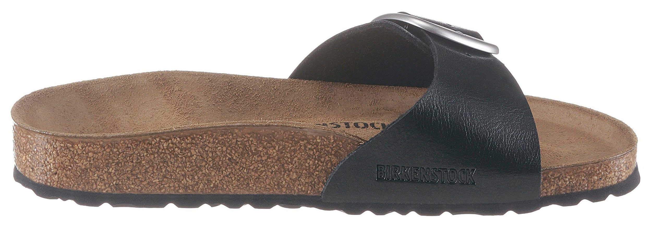 Birkenstock Women's Madrid Big Buckle Sandals - Comfortable Leather Slides for Casual & Summer Wear - Perfect for Beach, Travel, and Everyday Outfits