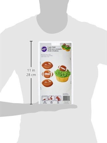 Wilton Football Candy Mold - Perfect for Birthday Parties, Game Day Treats & DIY Chocolate Making