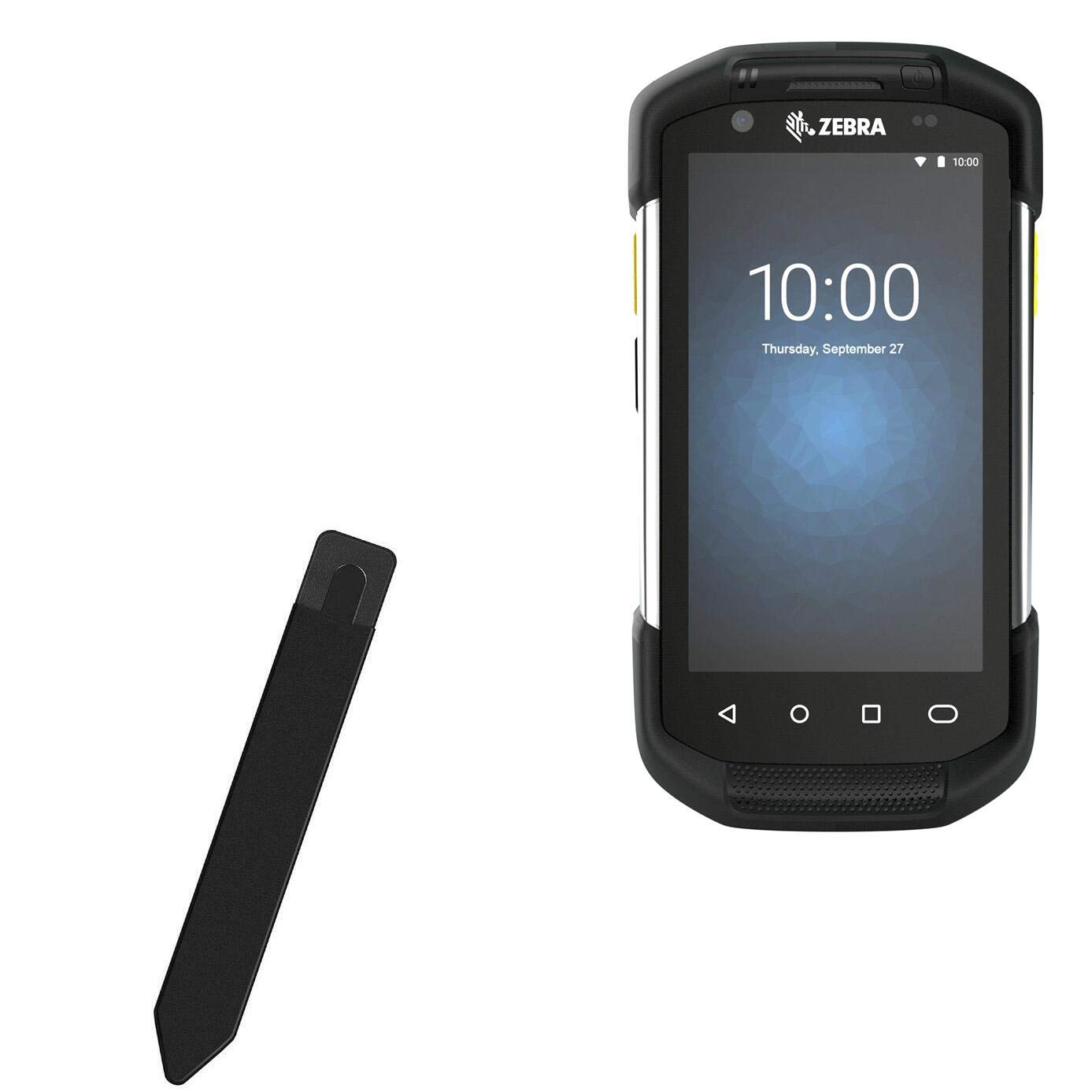 BoxWave Stylus Pouch for Zebra TC77 - Premium Jet Black Protective Case | Perfect for Warehouse, Retail & Logistics Professionals