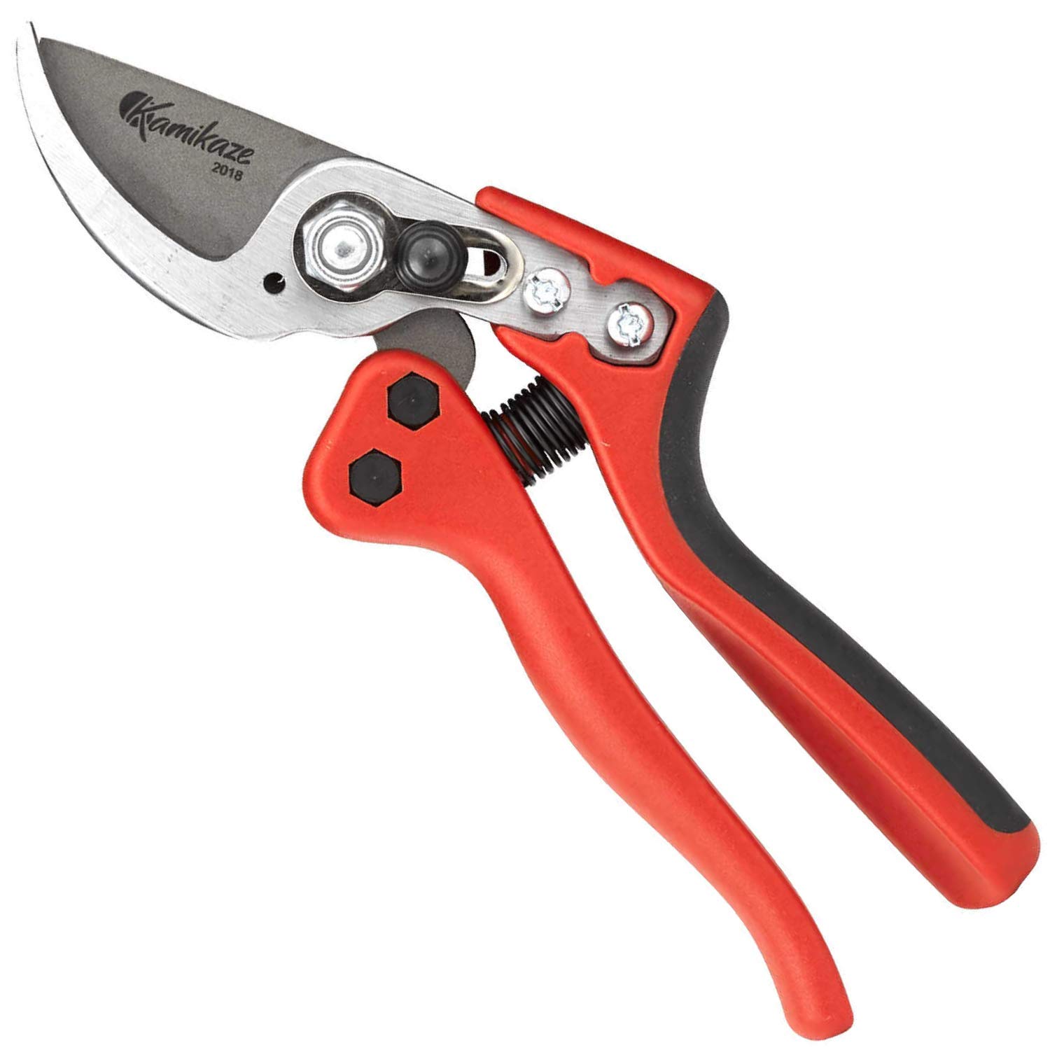EZ Kut Kamikaze Force Bypass Pruning Shears - Heavy Duty Gardening Hand Tools for Women & Men | Best Pruners for Trimming, Cutting & Landscaping | Durable Garden Shears with Lifetime Guarantee Since 1988 | Perfect for Home Gardeners, Professionals & Outdoor Enthusiasts