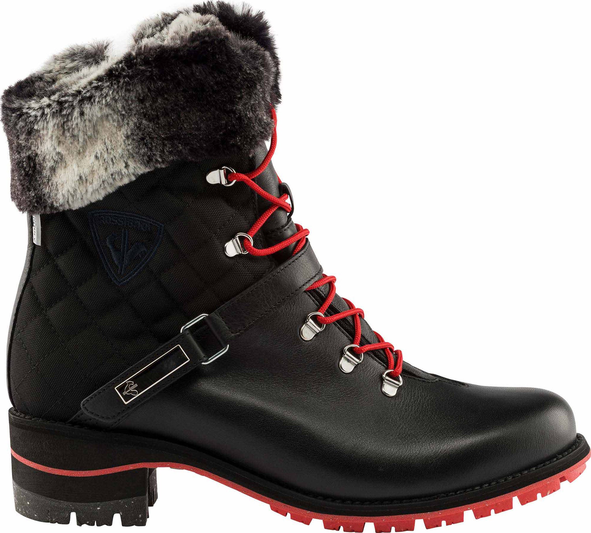 1907 Megeve Boots for Women - Waterproof Winter Snow Boots with Fur Lining | Comfortable & Stylish Ladies' Boots for Cold Weather - Perfect for Snowy Days, Hiking and Outdoor Activities