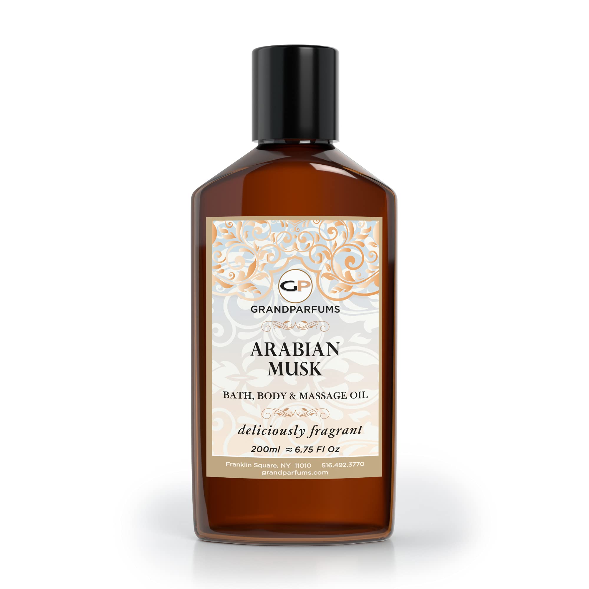 Premium Arabian Musk Bath & Body Oil for Relaxation, Massage & Aromatherapy - Luxurious Skin Hydration & Stress Relief for Spa, Home & Romantic Nights