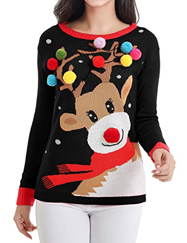 Colorful Deer Black