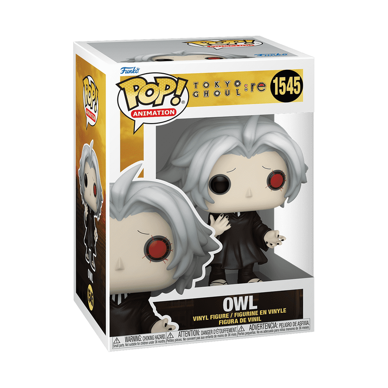 Tokyo Ghoul:re Owl Funko Pop Vinyl Figure #1545 with Protector Case - Perfect for Anime Collectors and Gift Giving